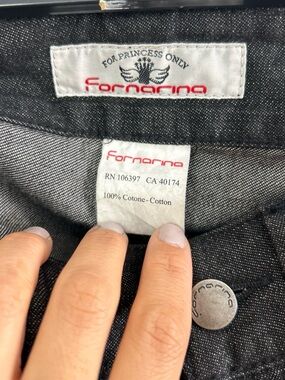 Fornarina Black Denim Jacket - For Princess Only Label